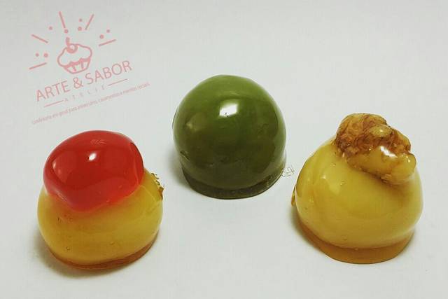 Brigadeiros caramelizados