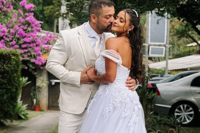 Noivos Paloma e Diego