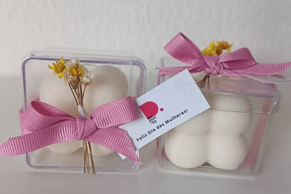 Velas bubbles acrílico