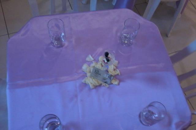 Mesa dos convidados