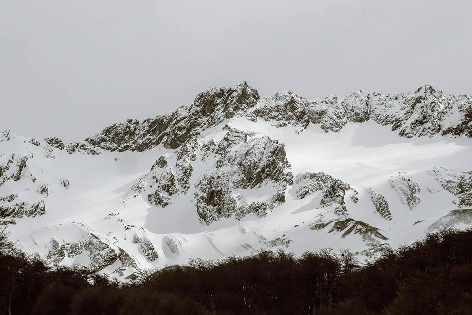 Lua de mel em Ushuaia
