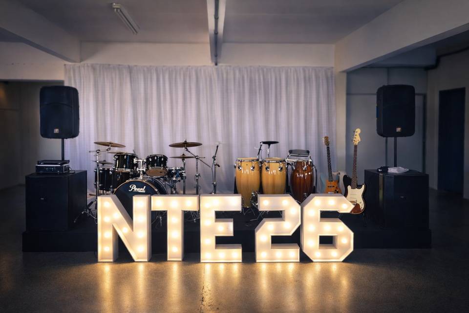 Letras para eventos