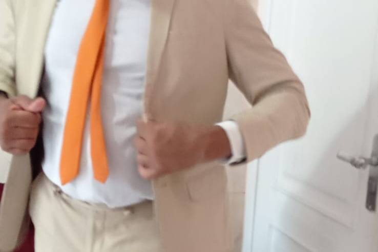 Terno slim bege
