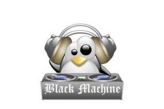 Black machine logo