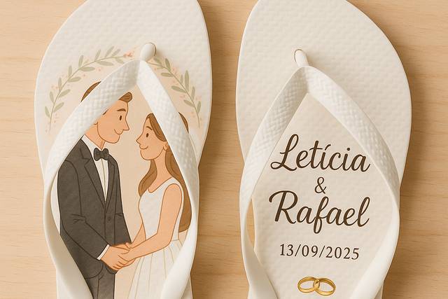 Chinelo personalizado