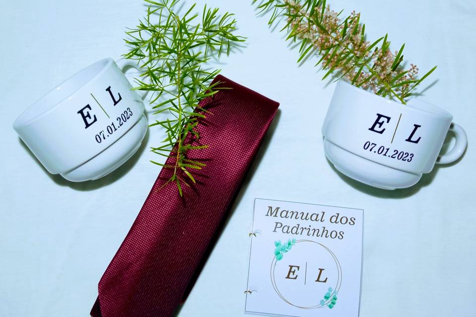 Kit Padrinhos Casamento