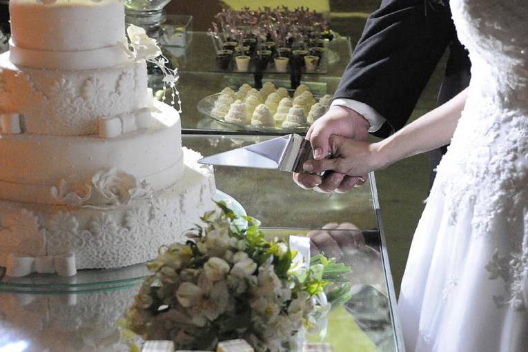 O bolo de casamento