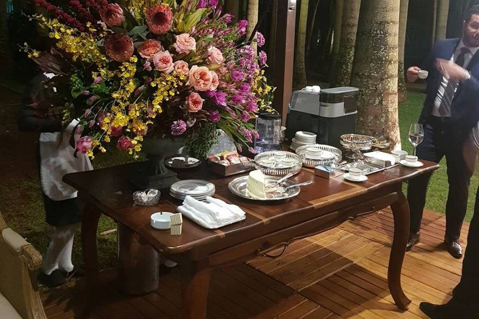 Mesa de recepção