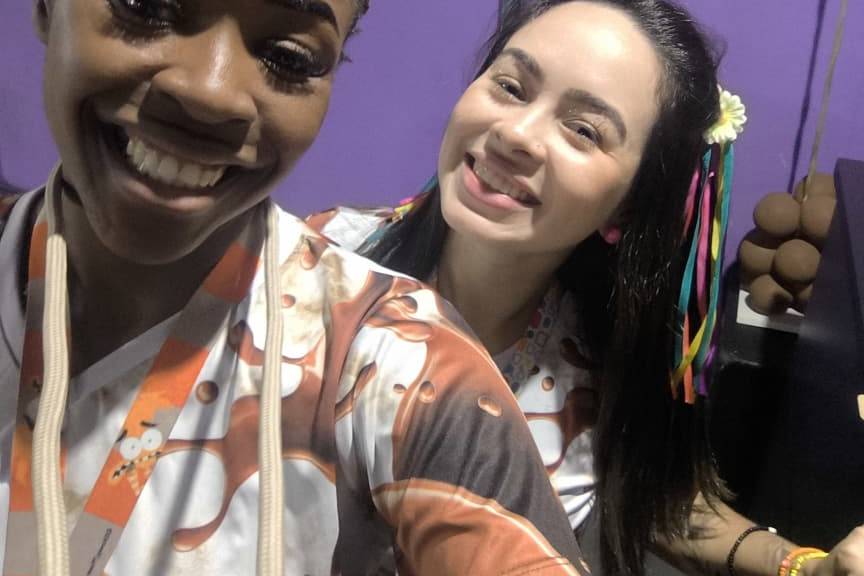 Tia Chocolate e Tia Janny