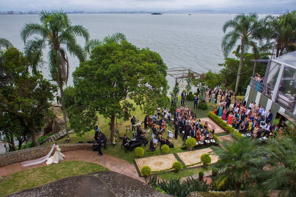 Um casamento perto do mar