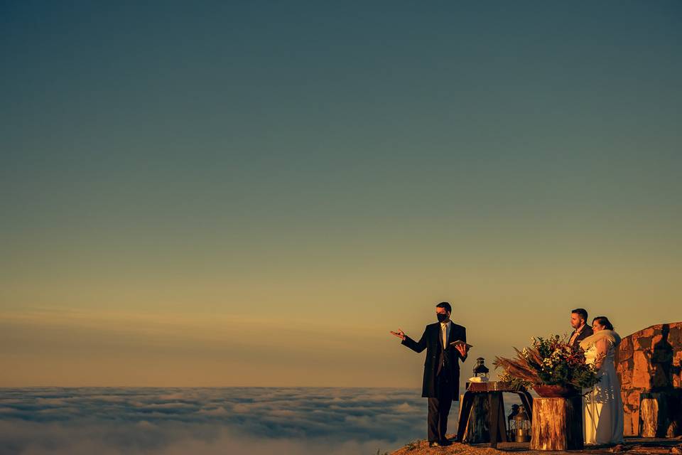 Elopement nas nuvens