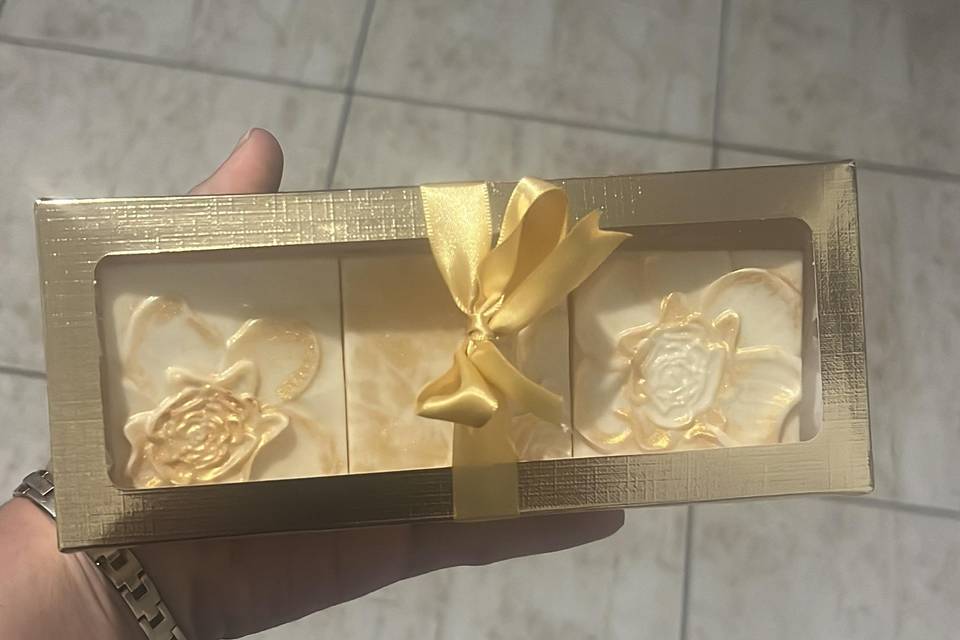 Caixa de presente pão de mel