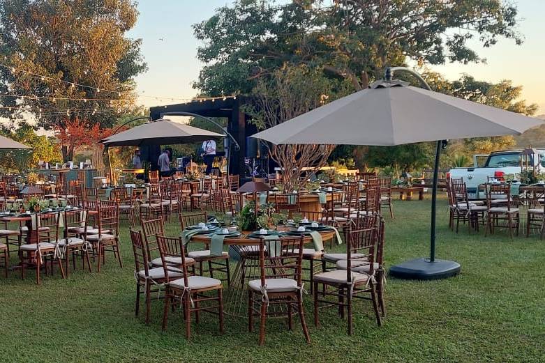 Casamento ao ar livre