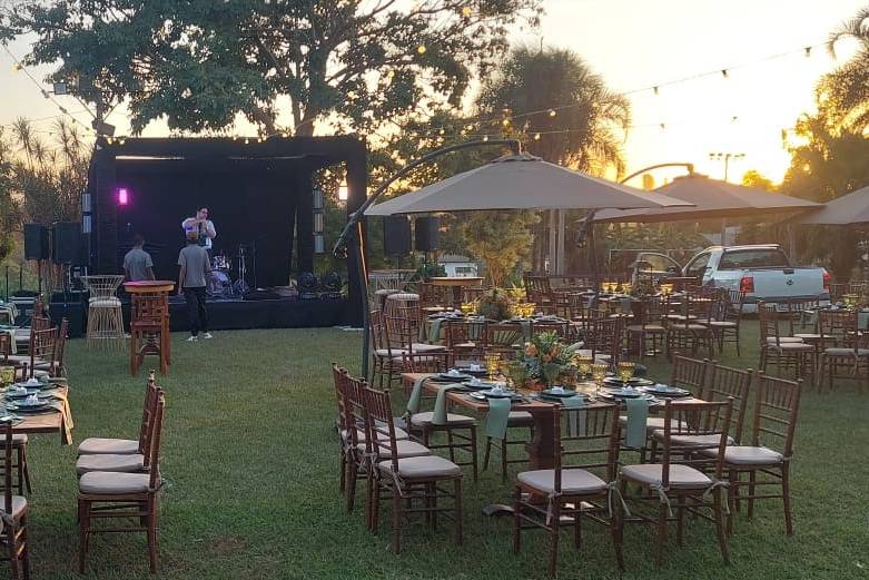 Casamento ao ar livre