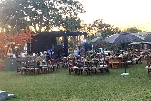 Casamento ao ar livre