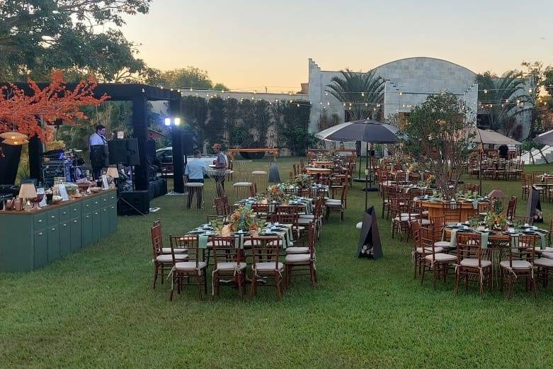 Casamento ao ar livre
