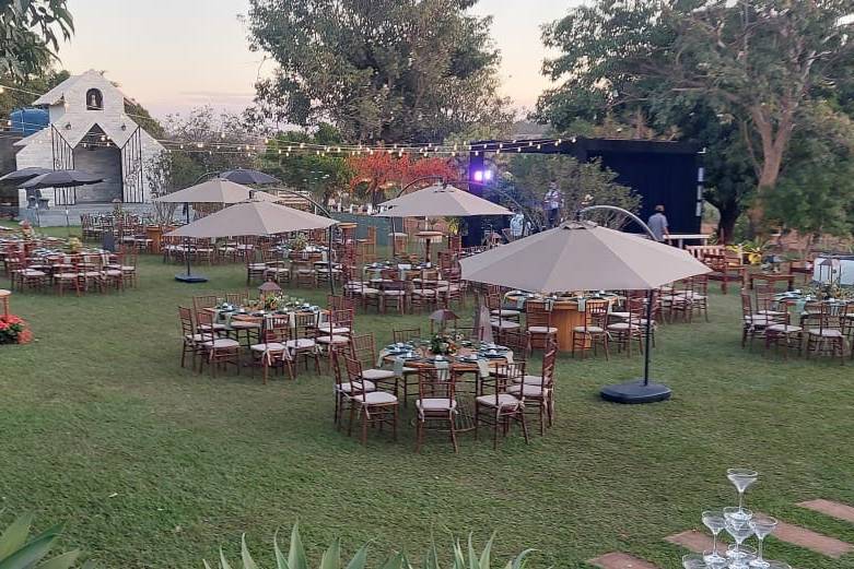 Casamento ao ar livre