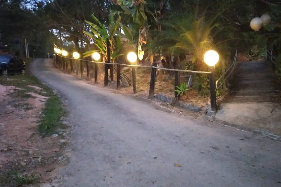 Estrada de caminhada Sítio