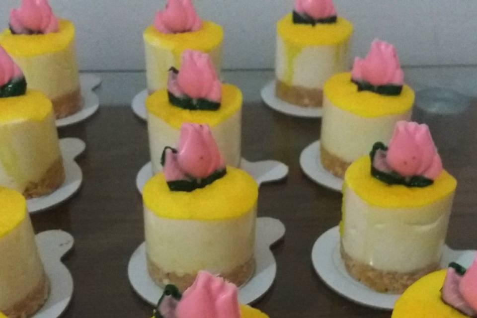 Mini cheesecake de manga