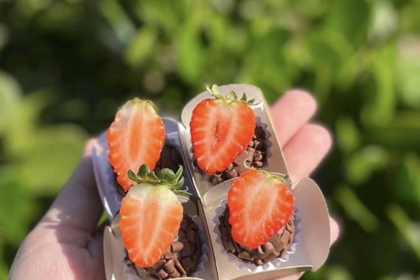 Chocolate com Morango