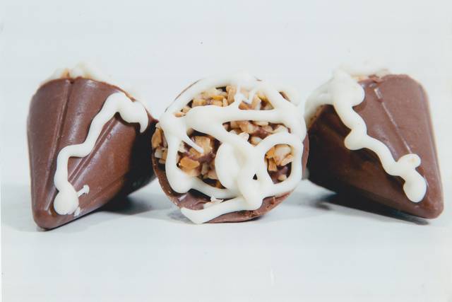 Cone de Nutella com Castanhas