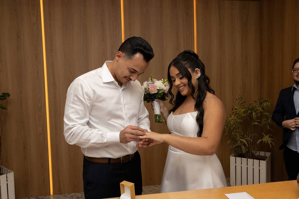 Casamento civil Tayna e Luís