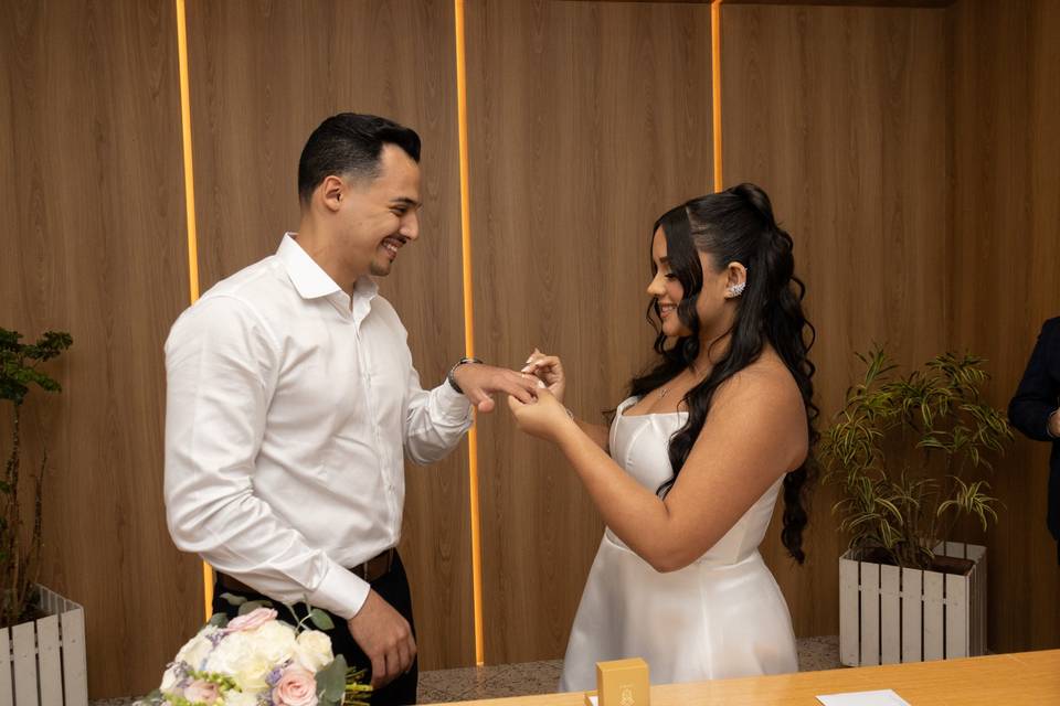 Casamento civil Tayna e Luís
