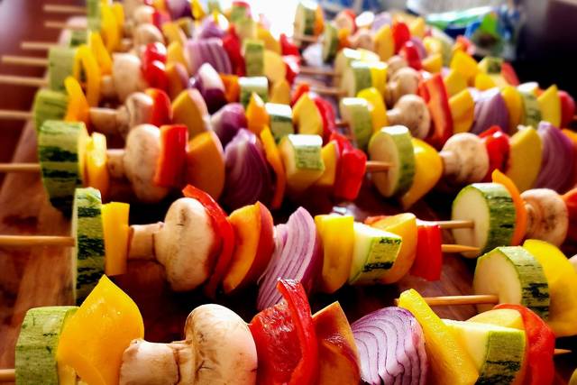 Espetinhos de Legumes
