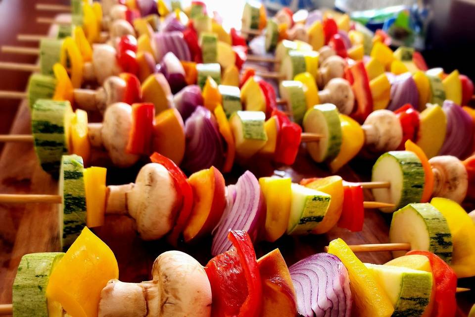 Espetinhos de Legumes