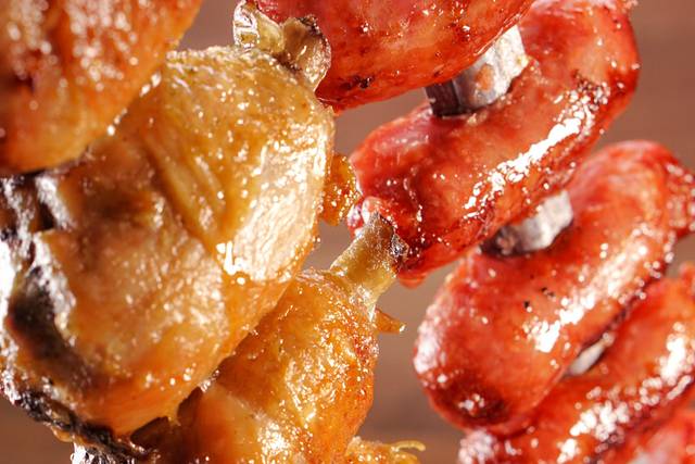 Galeto e linguiça toscana