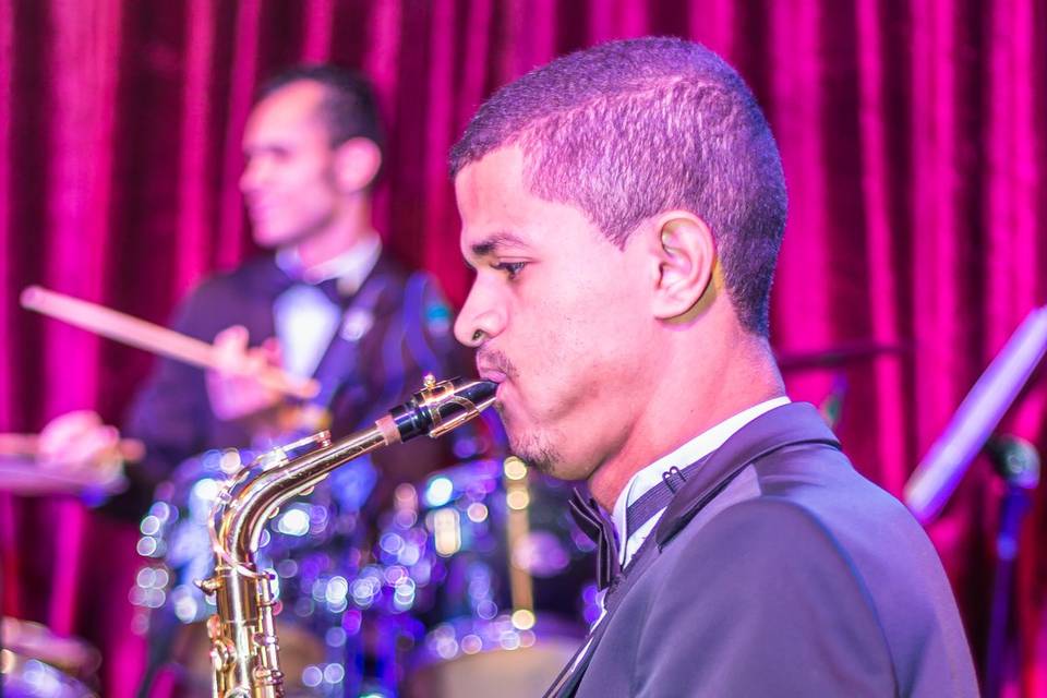 Sax e bateria