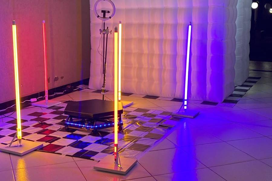 Plataforma 360 com led
