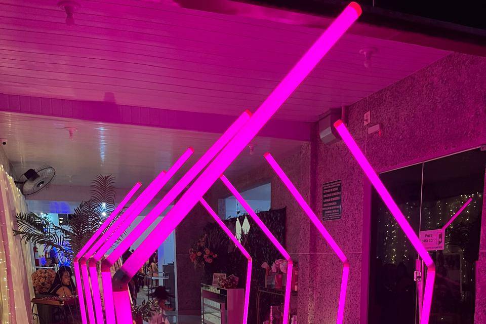 Entrada em diversas cores