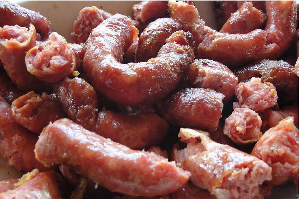 Linguiça assada