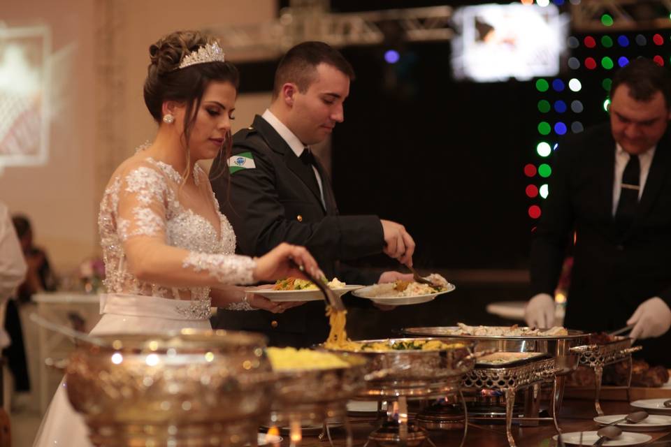 Jantar de casamento.