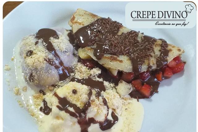 Buffet de crepe doce e salgado