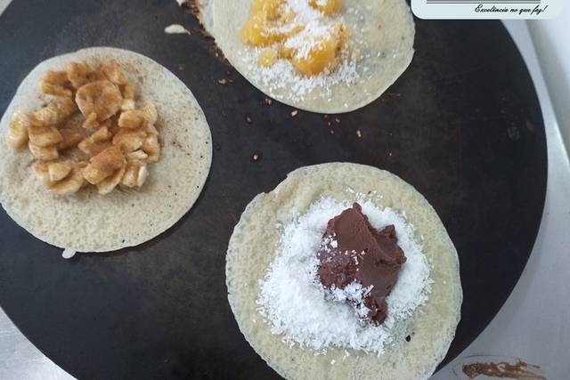 Buffet de crepe doce e salgado