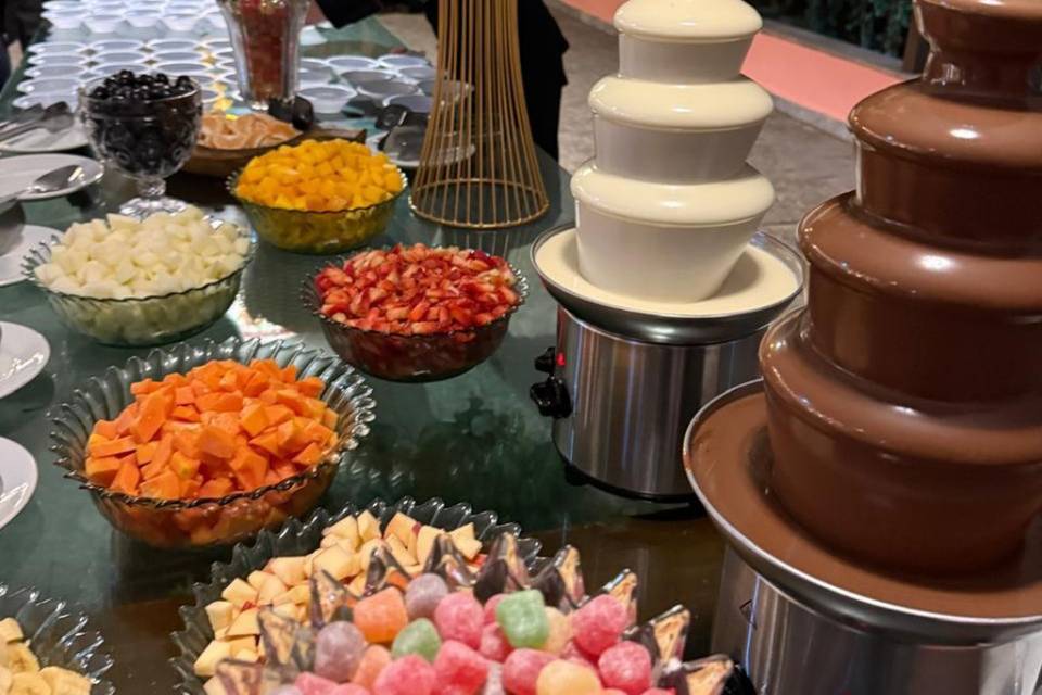 Cascata de chocolate