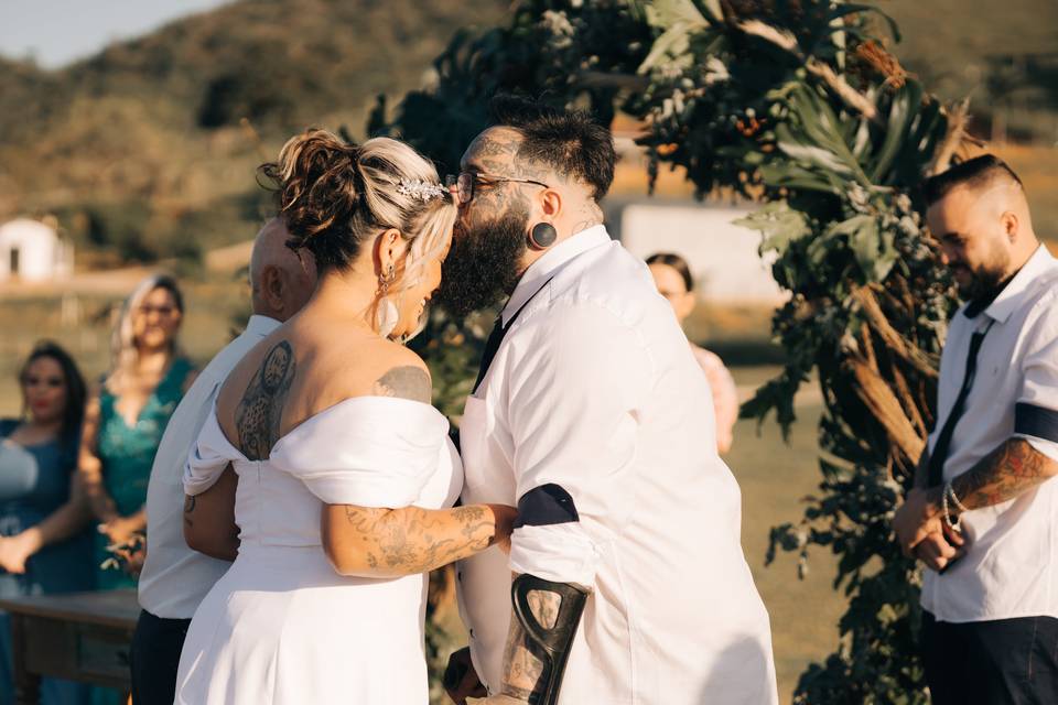 Casamento espaço terral