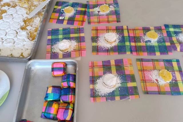 Produção de bem casados