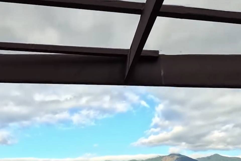 Drone entra com noiva