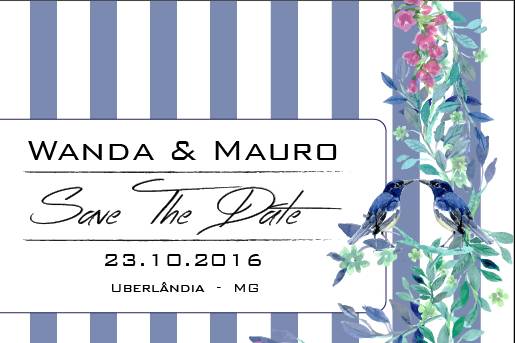 Convite Wanda e Mauro