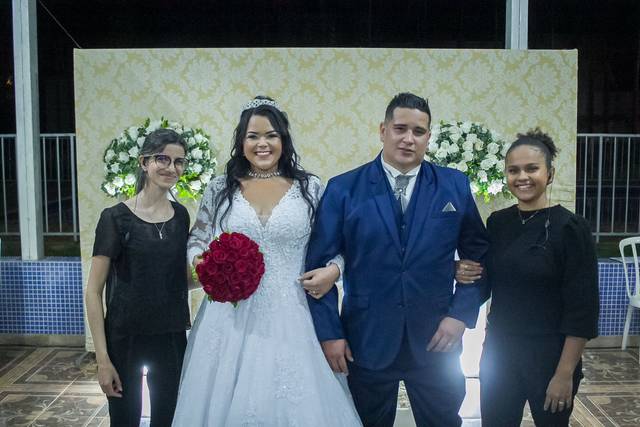 Noivos Rayane e Marcelo