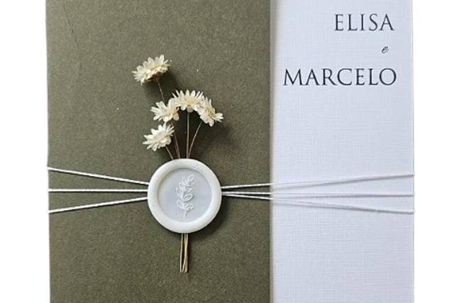 Convite de casamento