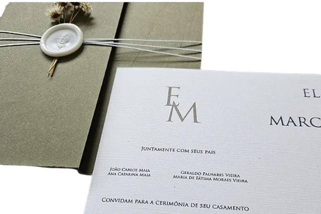 Convite de casamento