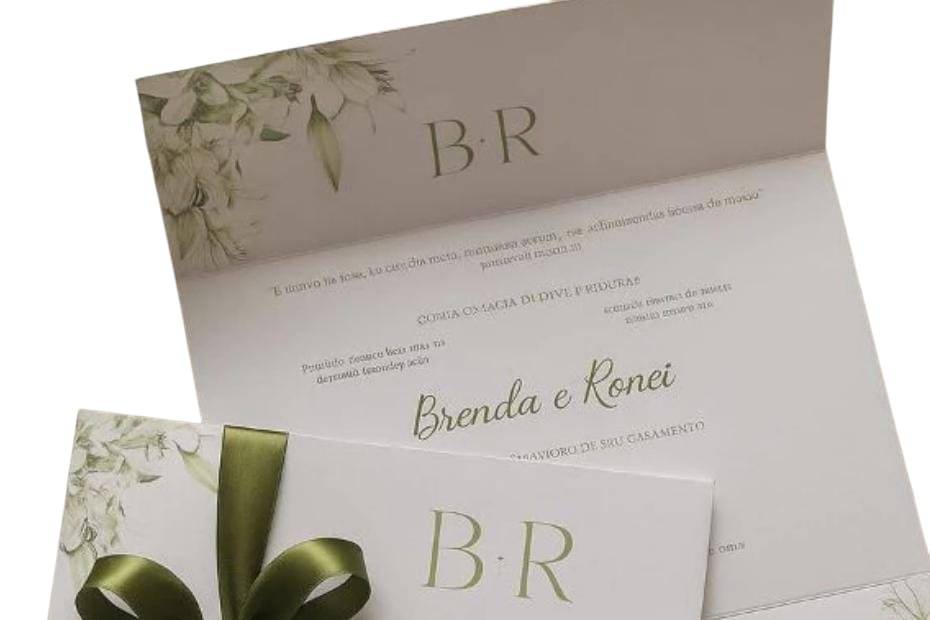 Convite de casamento