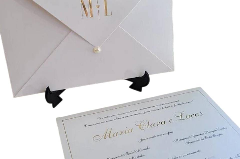 Convite de casamento