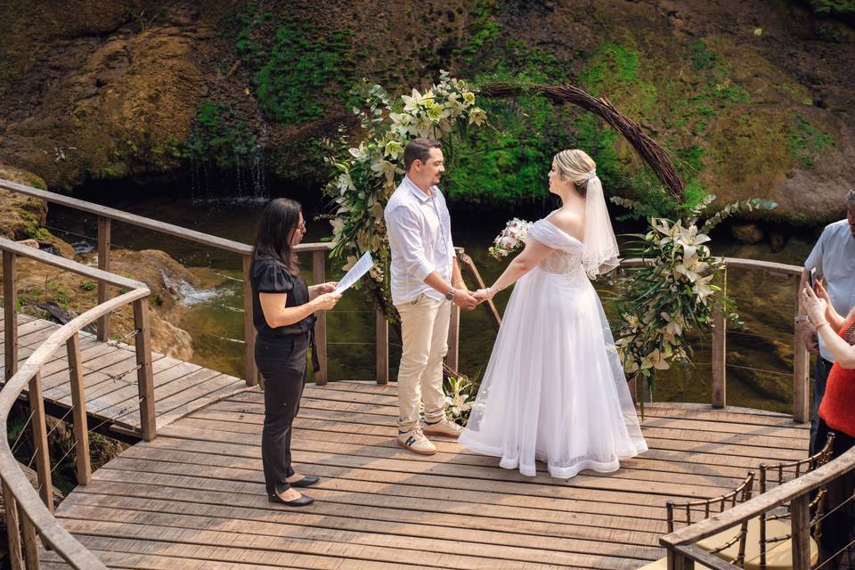 Casamento no Deck do amor