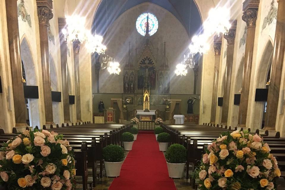 Casamento na igreja!