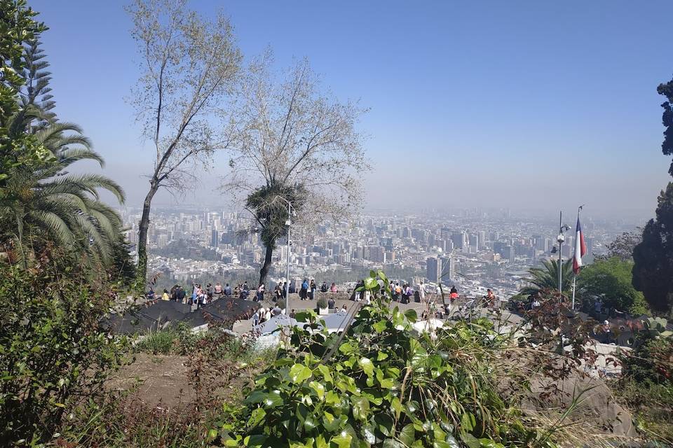 Vista Cerro Santa Lucia CHILE